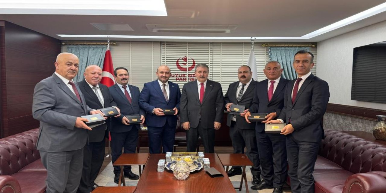 AK Parti'den BBP Genel Başkanı Destici'ye ziyaret