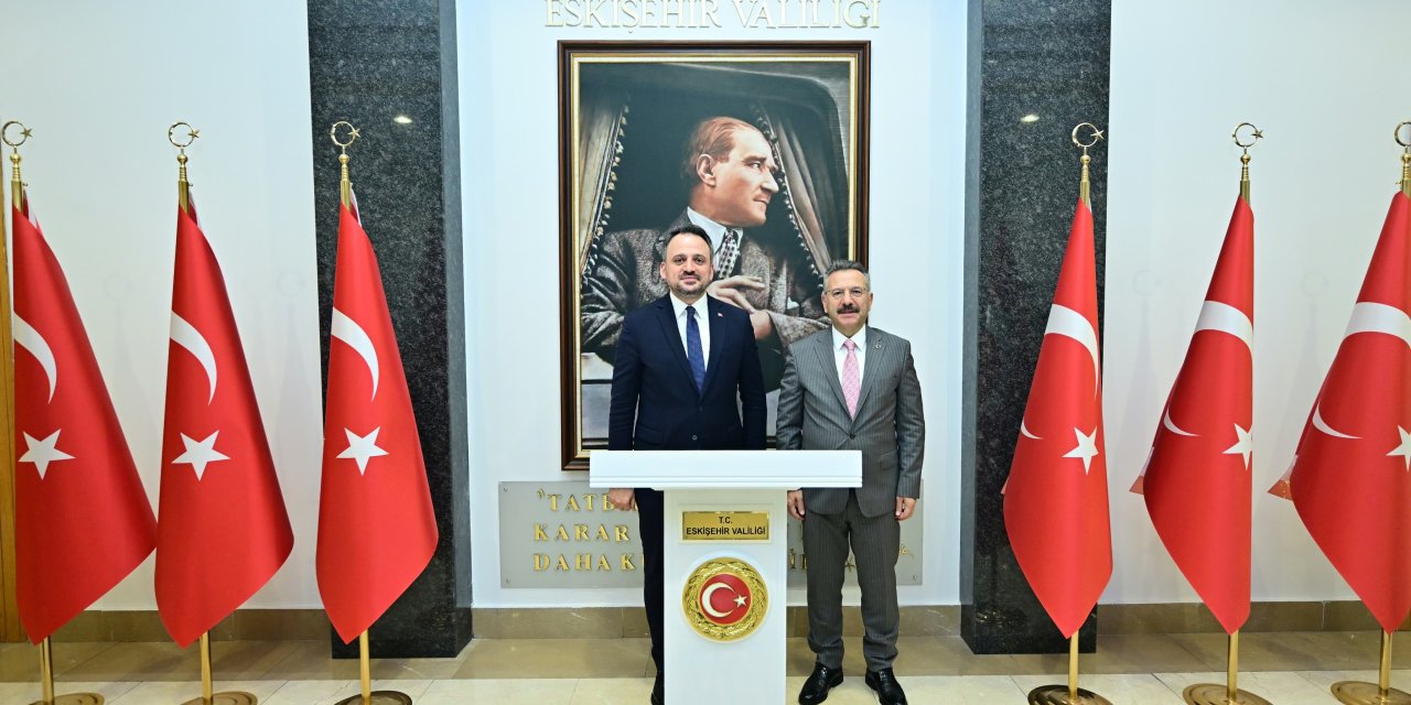 Bakan Yardımcısı Eminoğlu'ndan Vali Hüseyin Aksoy'a ziyaret