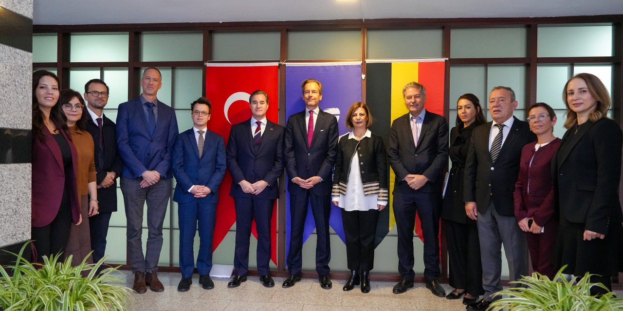 Belçika Büyükelçisi'nden Başkan Ünlüce'ye ziyaret