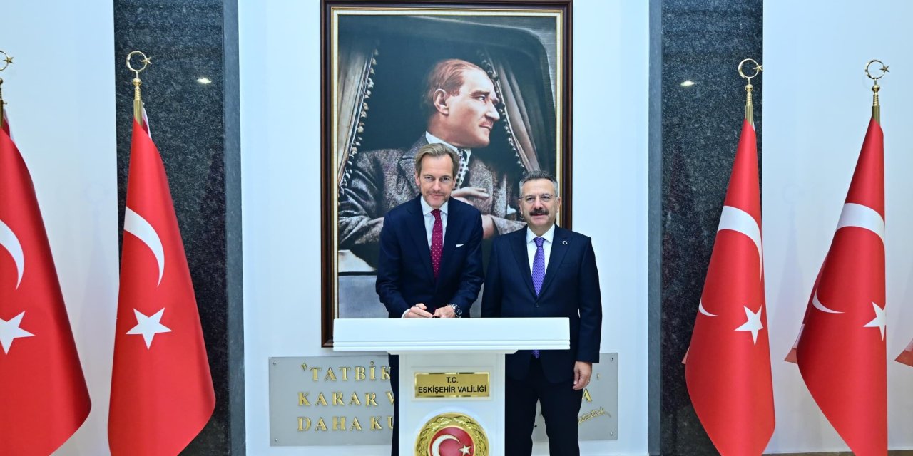 Belçika Büyükelçisi'nden Vali Aksoy'a ziyaret