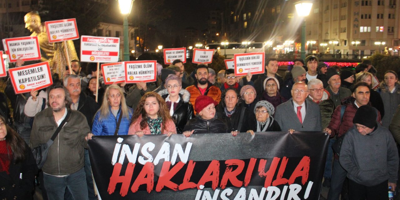 10 Aralık’ta insan hakları için yürüdüler