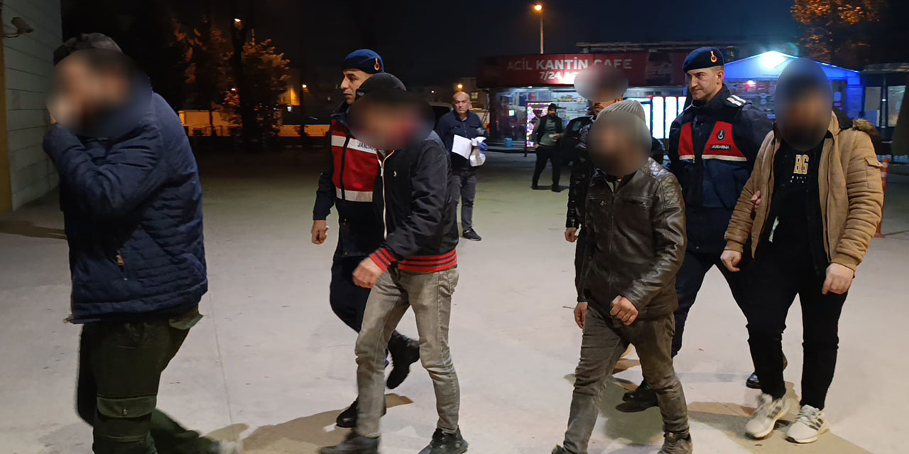 8 kaçak göçmen yakalandı