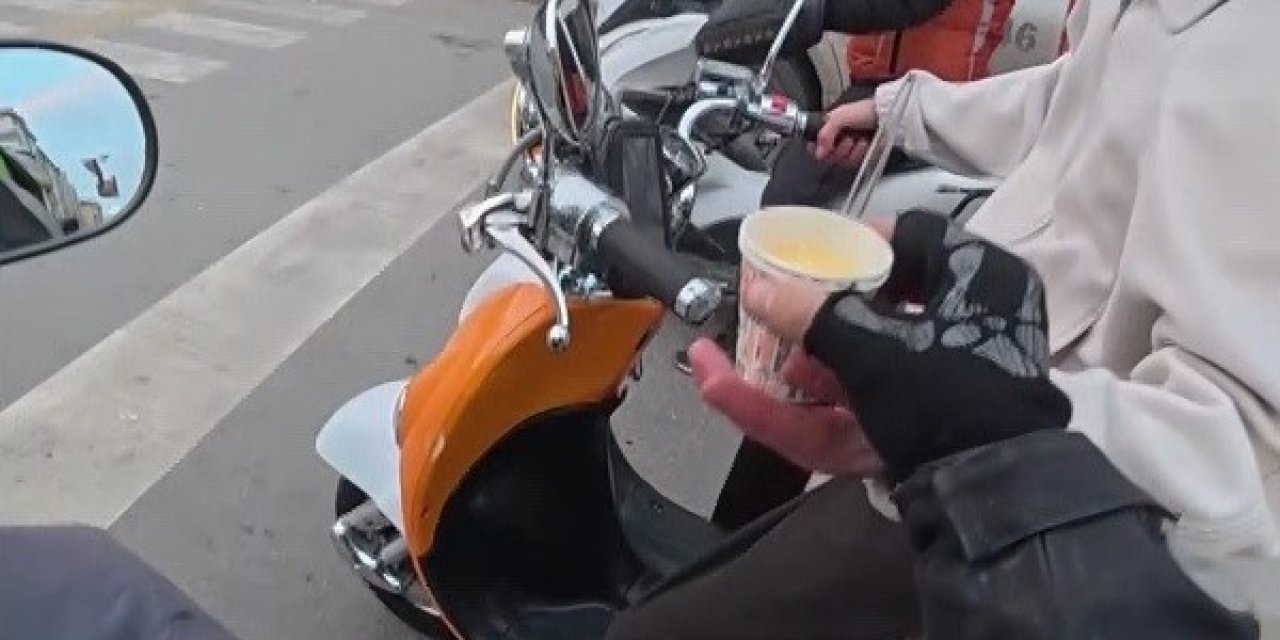 Eskişehir’de soğuk kış gününde vatandaşlara iç ısıtan ikram