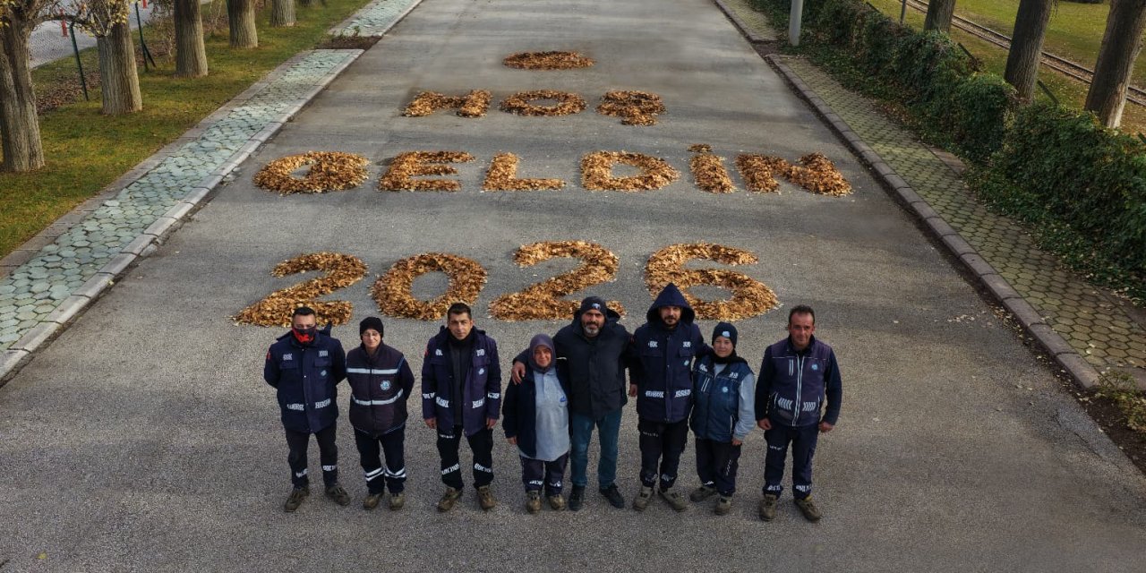 Büyükşehir'den yeni yıla özel renkli çalışma
