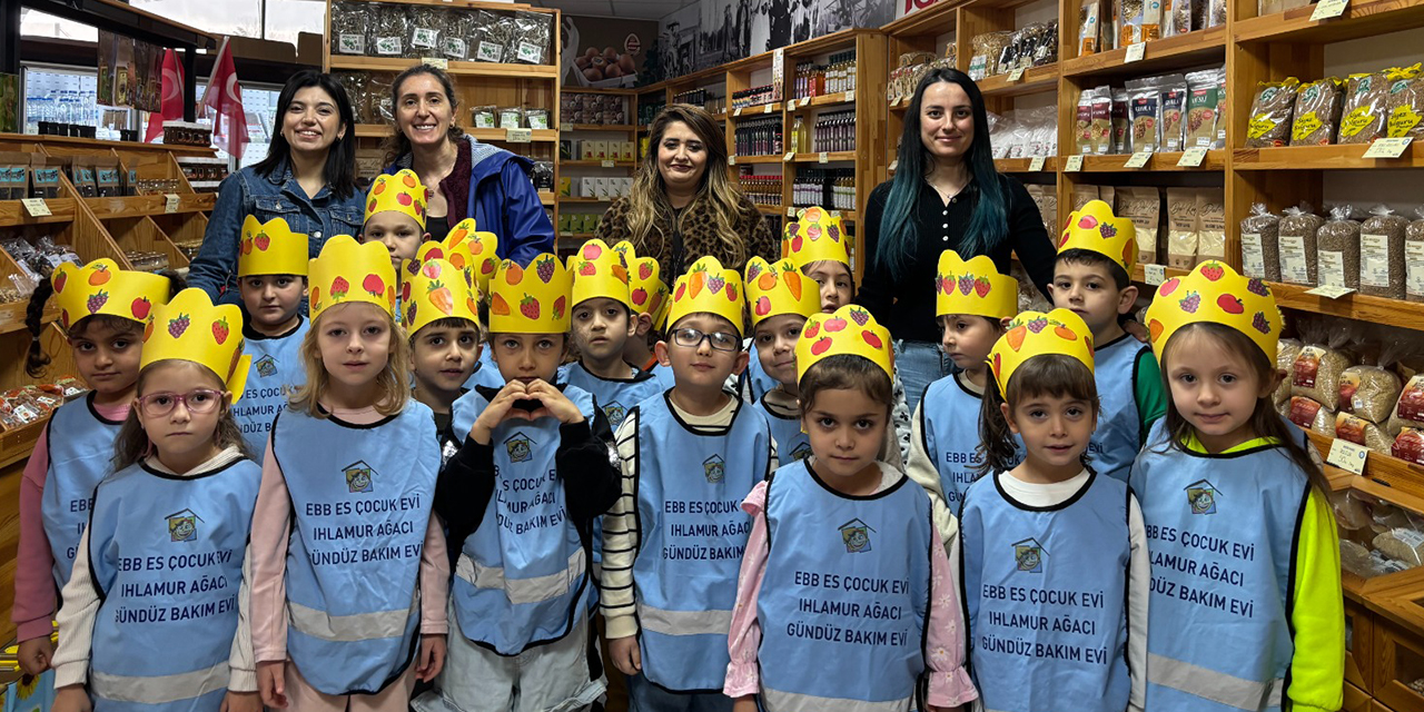 Çocuklar yerli ürünlerle bağ kurdu