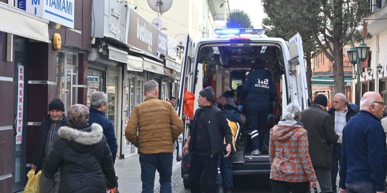 Eskişehir'de hamamda düşen vatandaş yaralandı