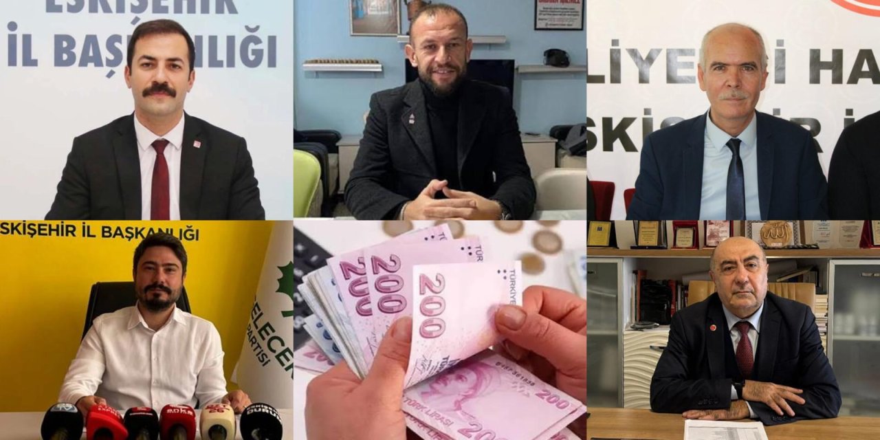 Eskişehir'de siyasiler asgari ücret zammını yetersiz buldu