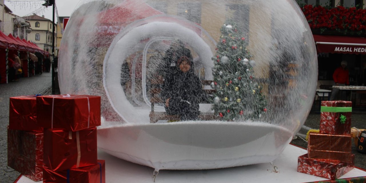 Odunpazarı'nda yeni yıl neşesi yaşadılar