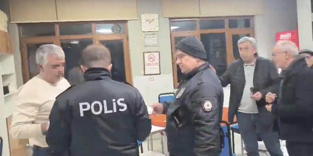 Kumar oynandığı tespit edilen iş yerlerine baskın!