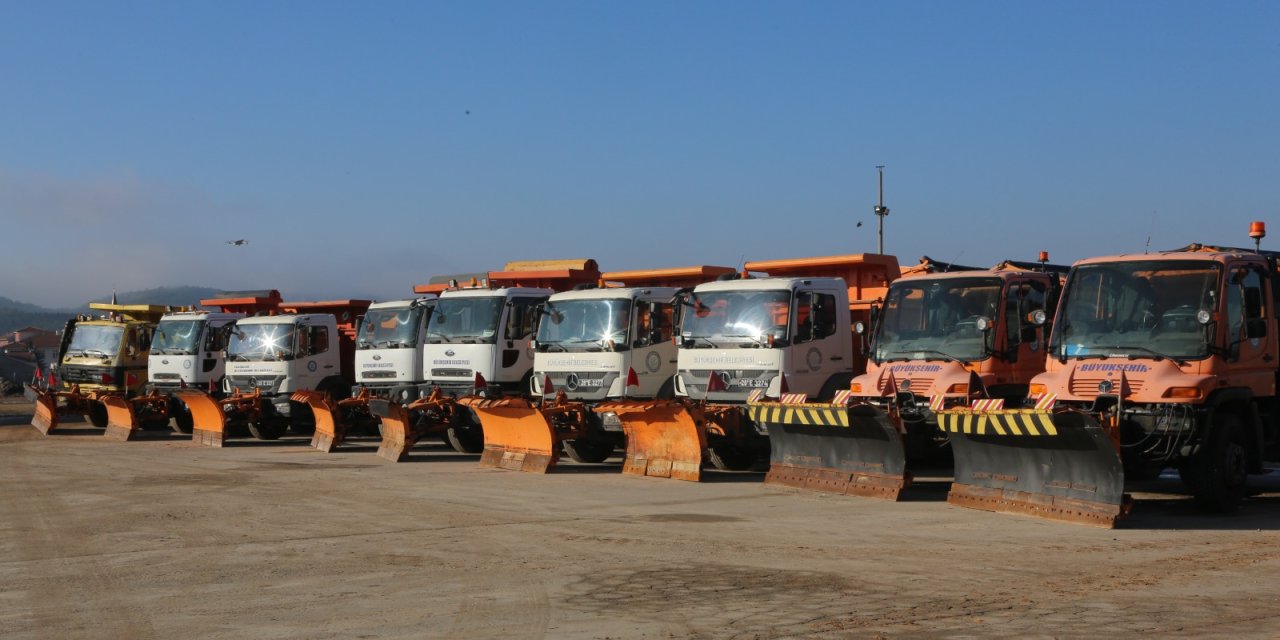 Büyükşehir kara karşı tüm hazırlıklarını tamamladı