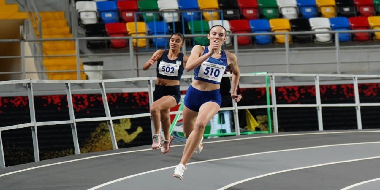 Eskişehir'li atletten Türkiye rekoru