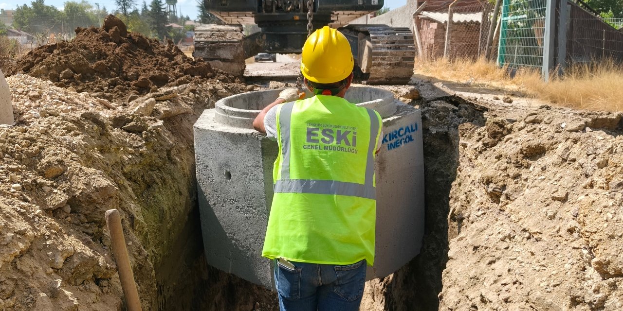 Eskişehir'de kanalizasyon çalışmaları tamamlandı
