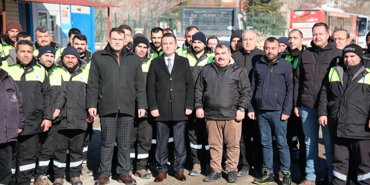 Sivrihisar'da belediye personeline yeni yıl primi!