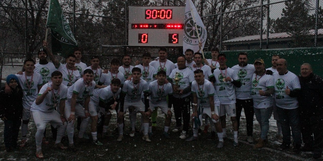 Şekerspor Süper Amatör Küme'ye dönmeyi başardı