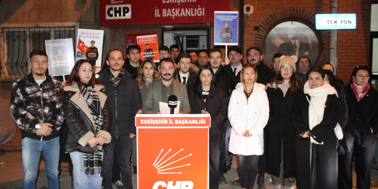 CHP Odunpazarı Gençlik Kolları’ndan tutuklamaya tepki