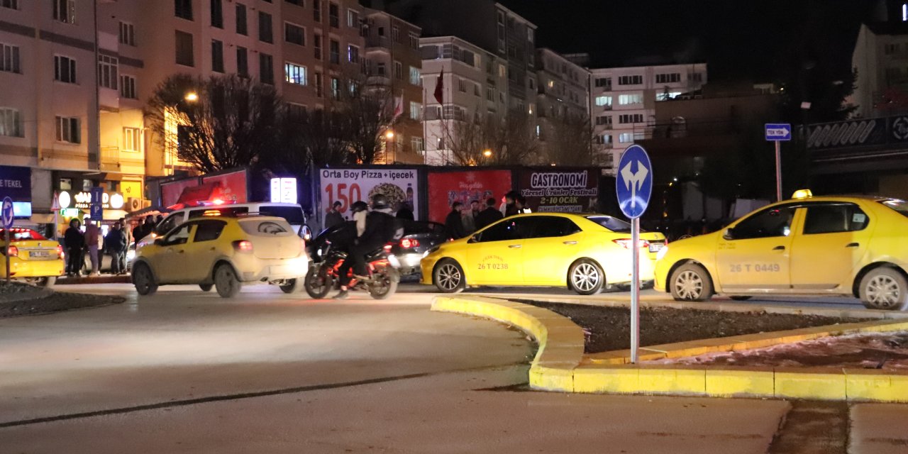 Eskişehir’de taksicilerden yoğun mesai!
