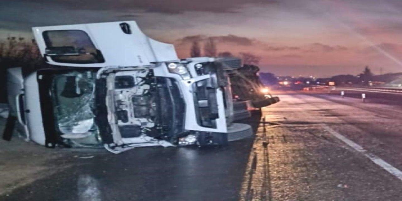 Bursa'da korkutan kaza: 1 yaralı