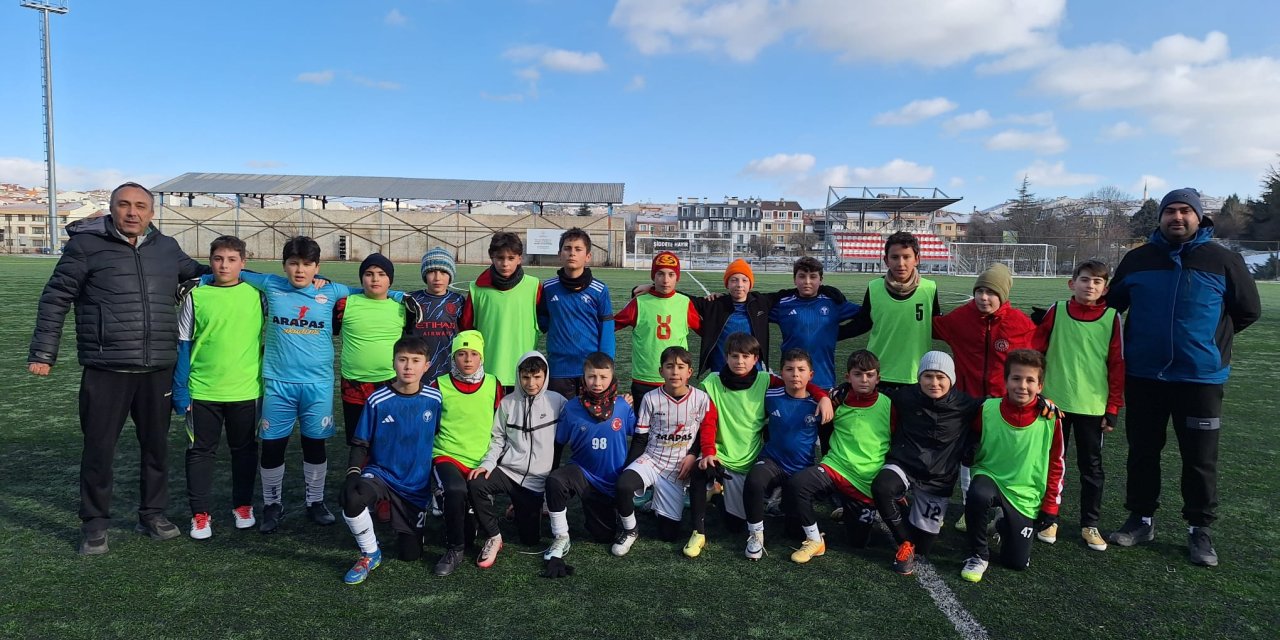 Özel maç yaptılar