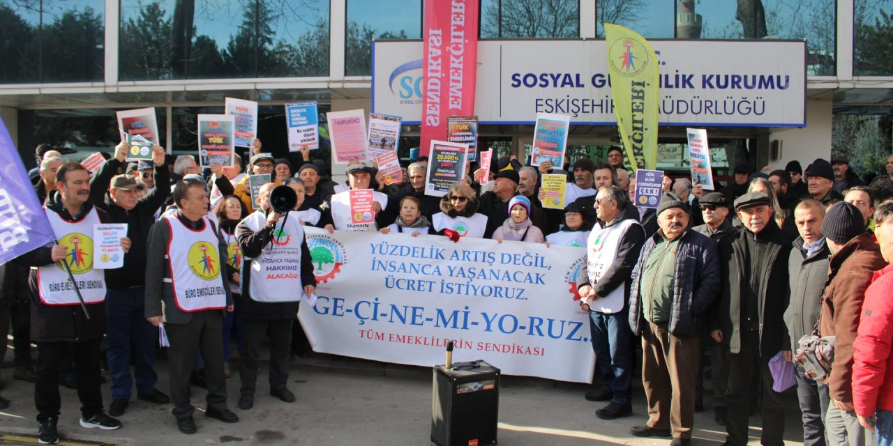 Eskişehir'de sendikalar TÜİK verilerine tepki gösterdi