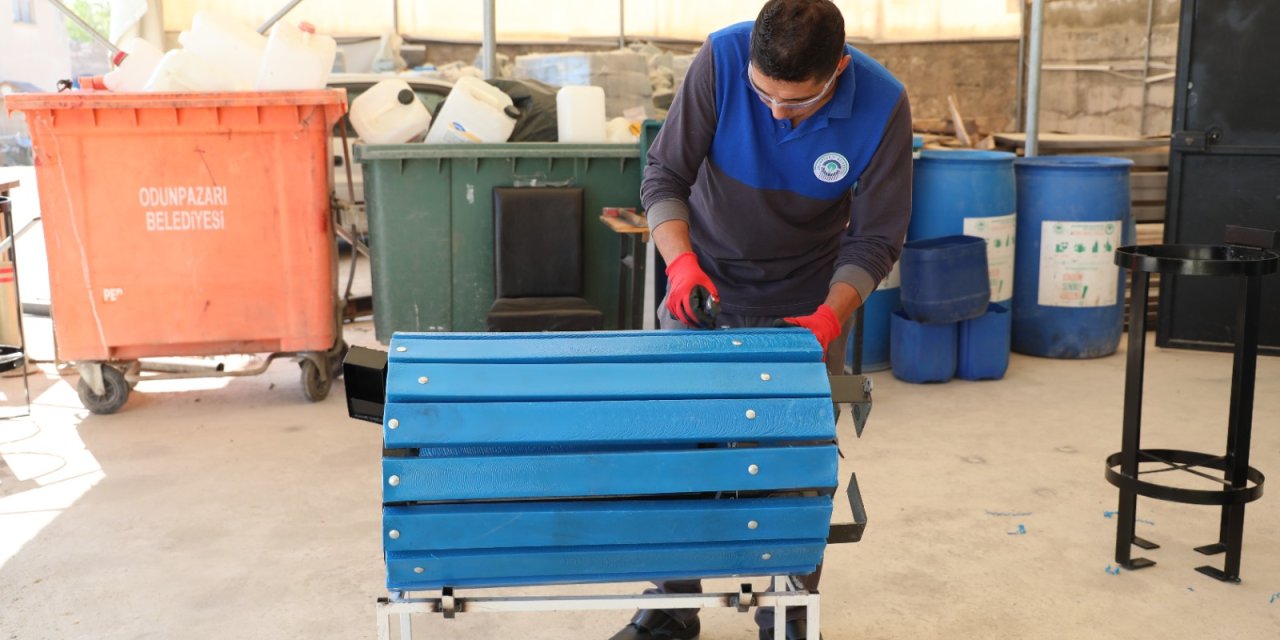 Odunpazarı Belediyesi atıkları yeniden kente kazandırıyor