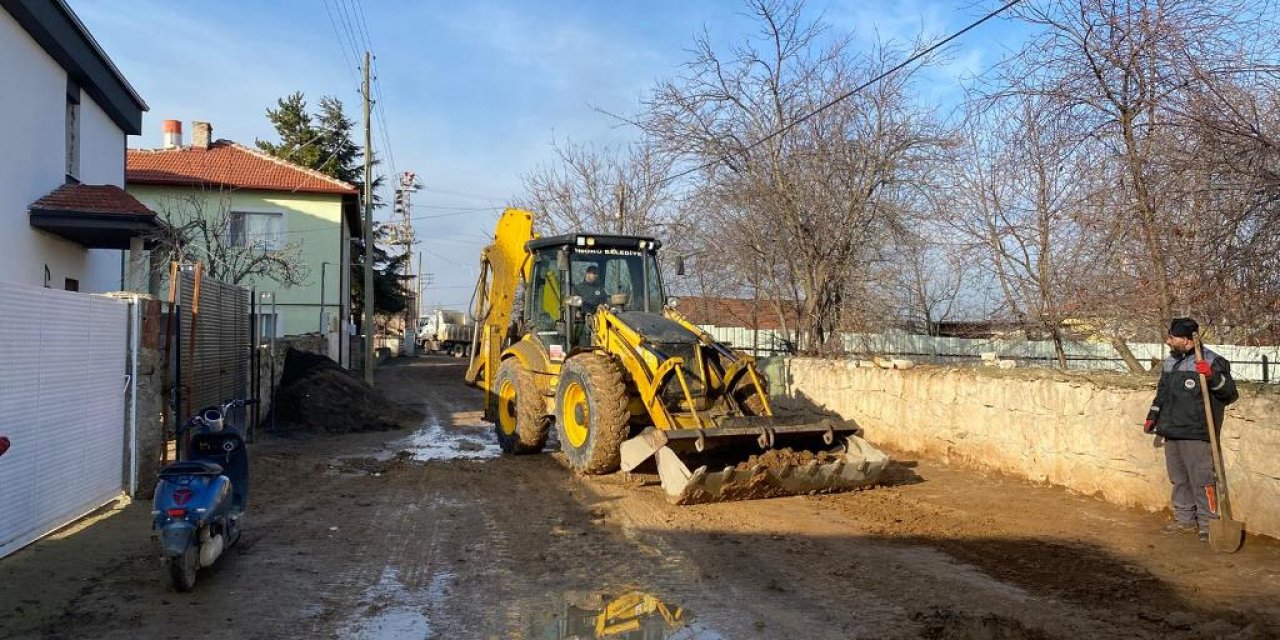İnönü'de çalışmalar aralıksız sürüyor