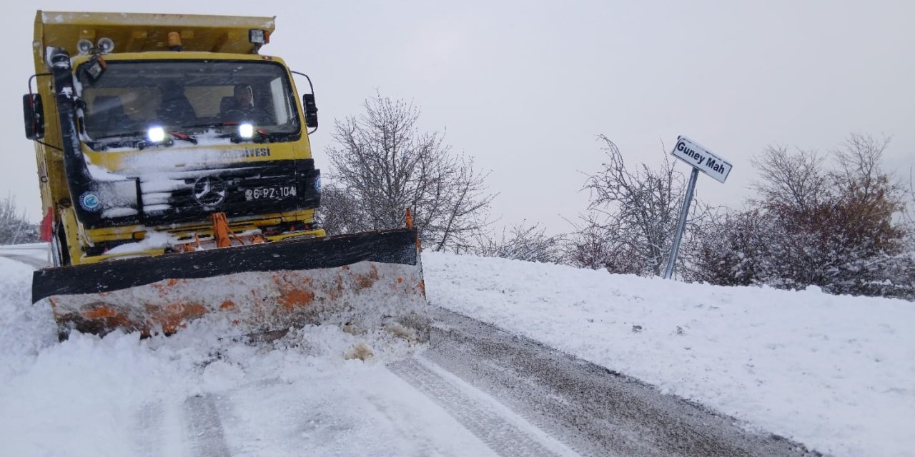 Eskişehir’de ekipler kar ile mücadeleye hazır