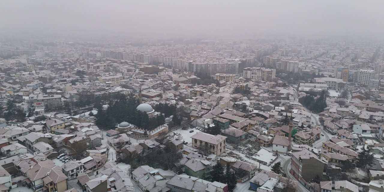 Eskişehir karla kaplandı!