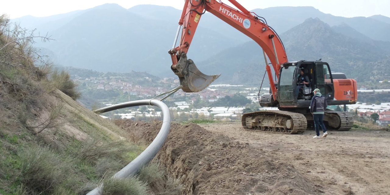 Mihalgazi'de basma hattı imalatı tamamlandı