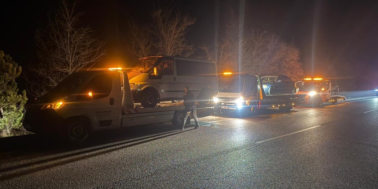 Afyon'da korkutan kaza