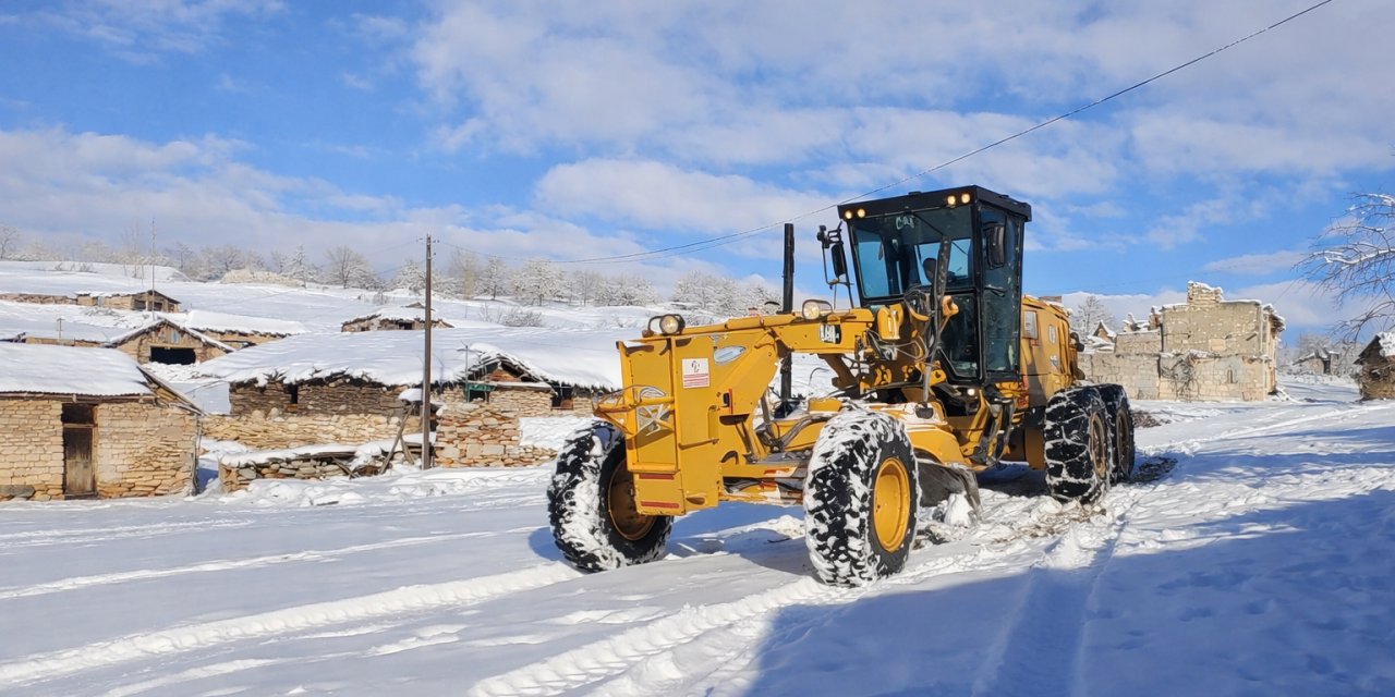 Eskişehir'de hasta vatandaş karda mahsur kaldı