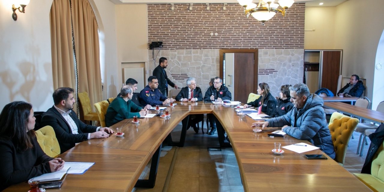 Eskişehir’de afetler için koordinasyon toplantısı düzenledi