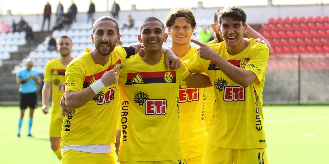 Eskişehirspor'dan 8 gollü galibiyet