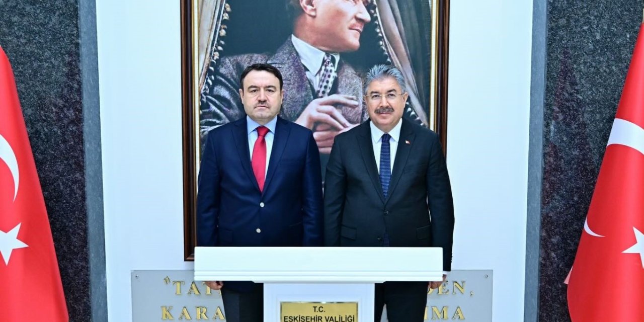 Kütahya Valisi Işın'dan Eskişehir Valisi Erdinç Yılmaz’a ziyaret