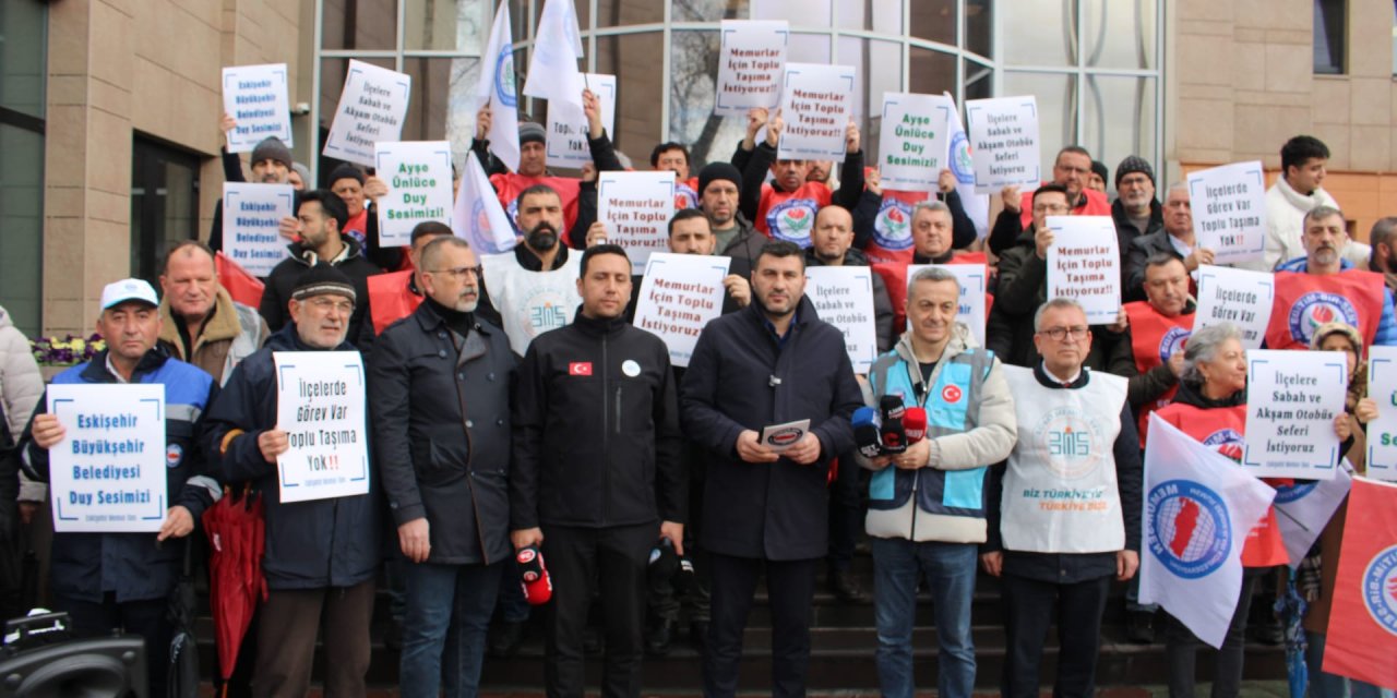 Eskişehir'de memurlar otobüs seferi istiyor!