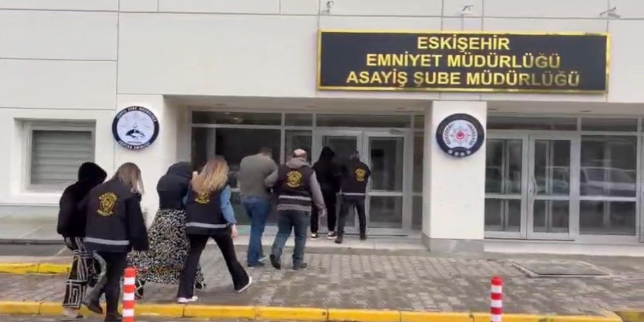 1 milyonluk vurgun yapan şahıslar Eskişehir'de yakalandı