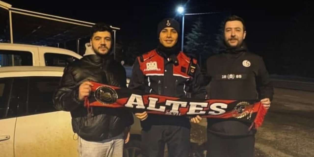 Altes Grubu'ndan jandarmaya ziyaret