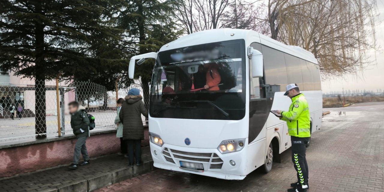 Servis araçlarına sıkı denetim