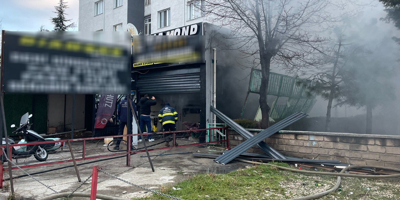 Eskişehir'de bir iş yerinde çıkan yangın korkuttu!