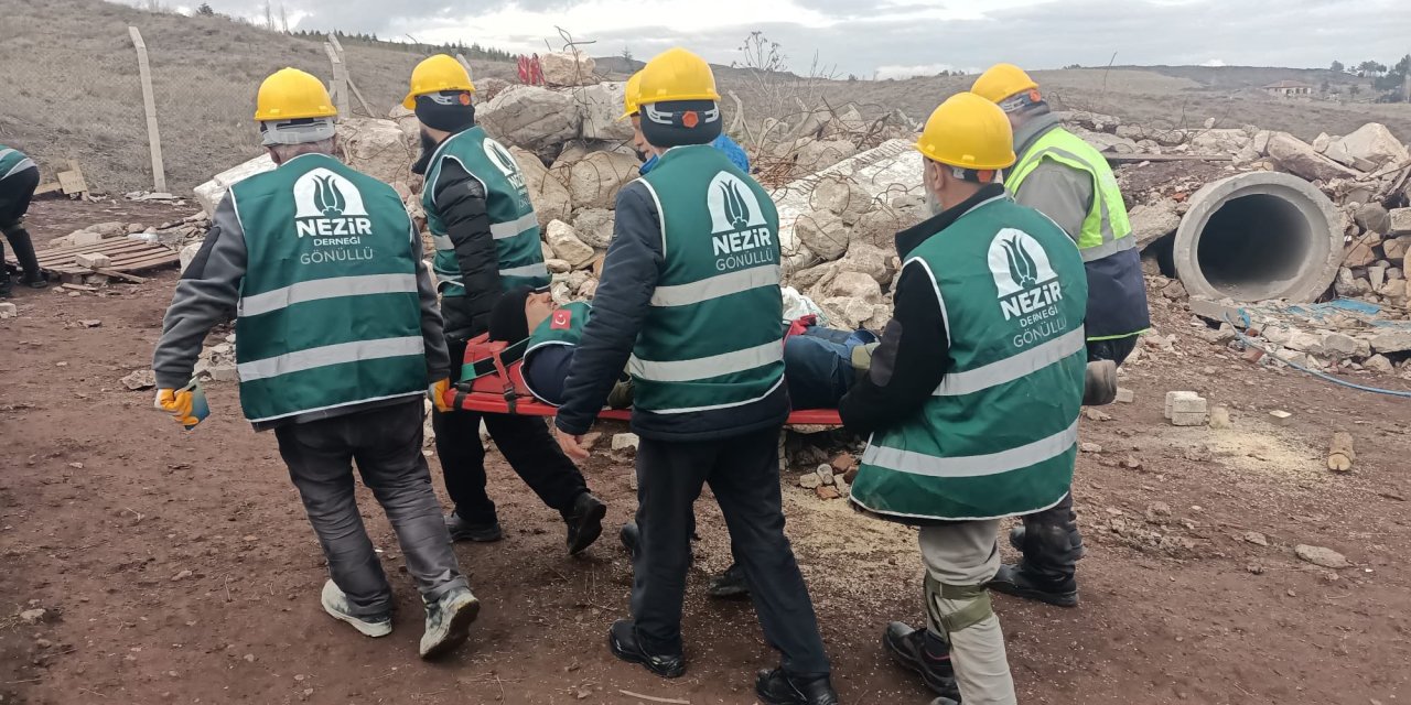 Eskişehir'de arama ve kurtarma eğitimi gerçekleşti