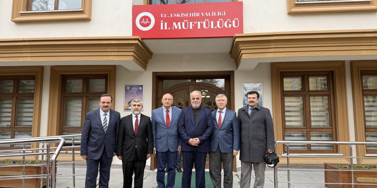 Utku Çakırözer'den Eskişehir İl Müftüsü Muharrem Gül’e ziyaret