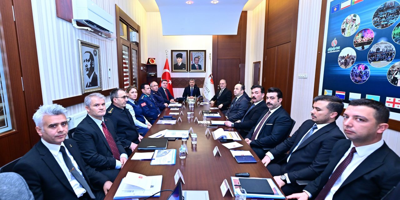 Eskişehir'de Güvenlik ve Asayiş Koordinasyon Toplantısı yapıldı