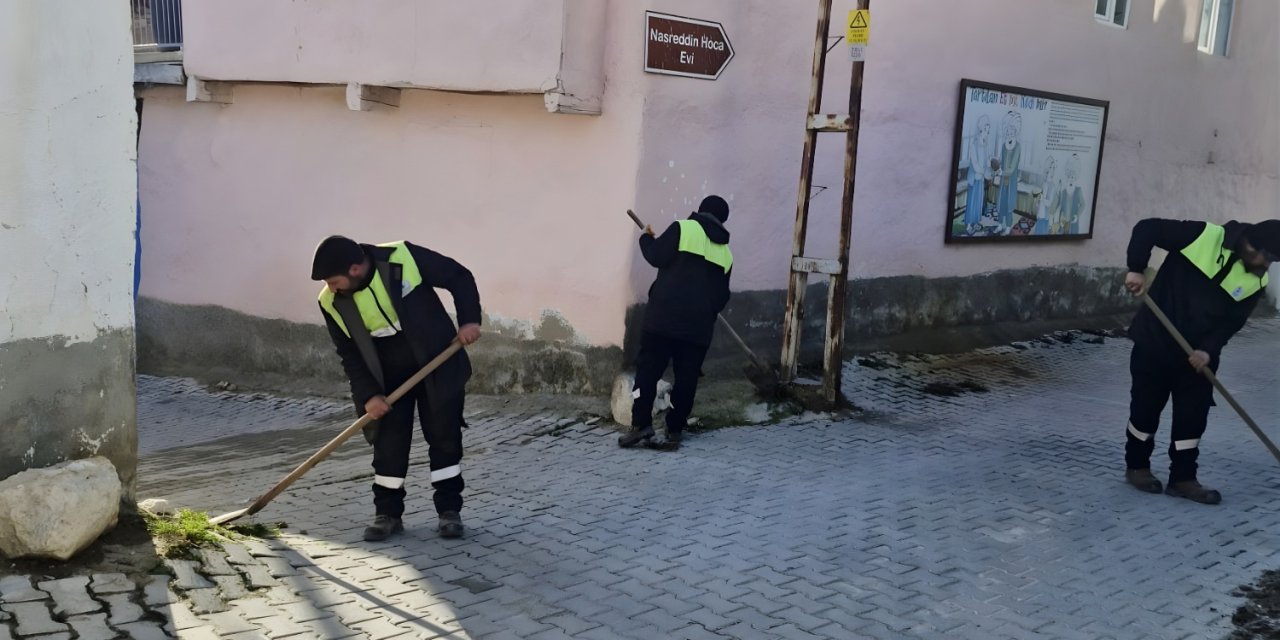 Sivrihisar'da sokaklar temizlendi