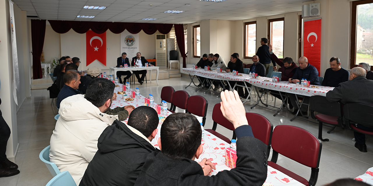 İnönü’de su kaynaklarının artırılması görüşüldü