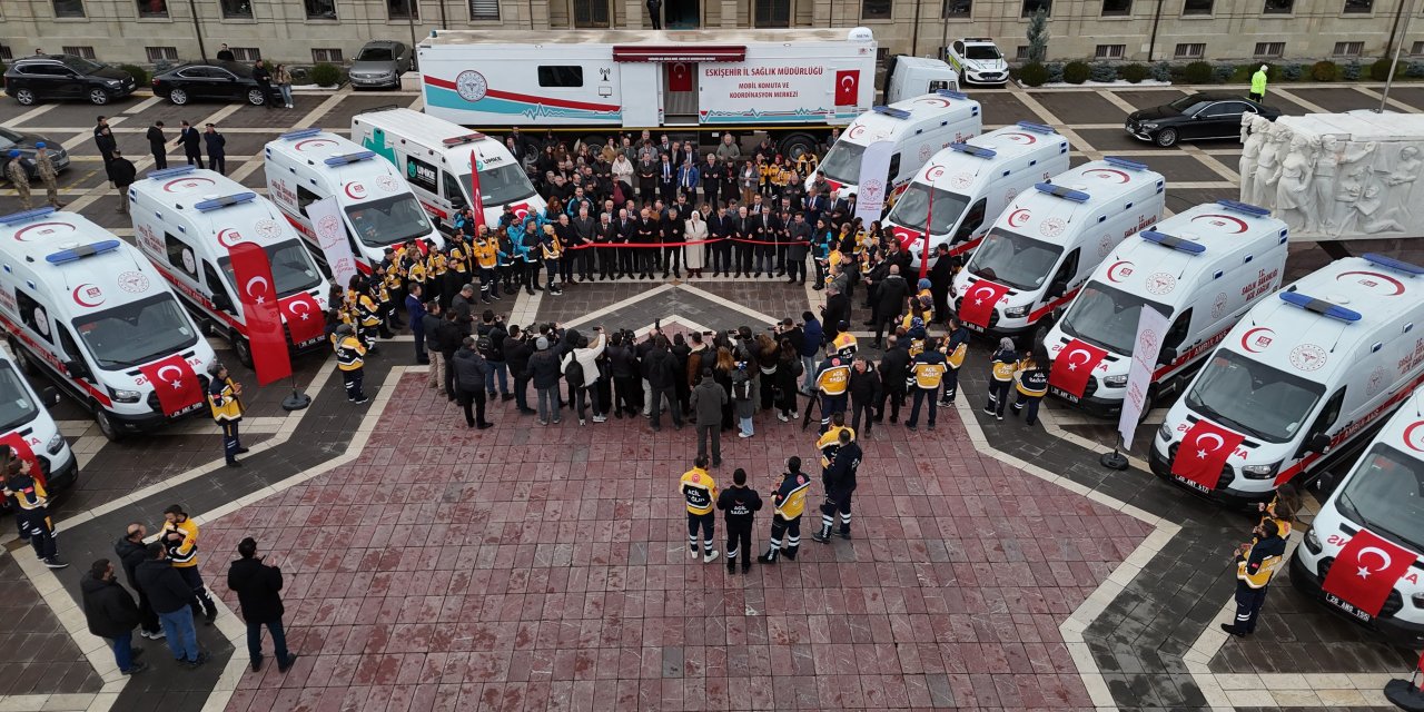 Eskişehir'e 10 yeni ambulans kazandırıldı!
