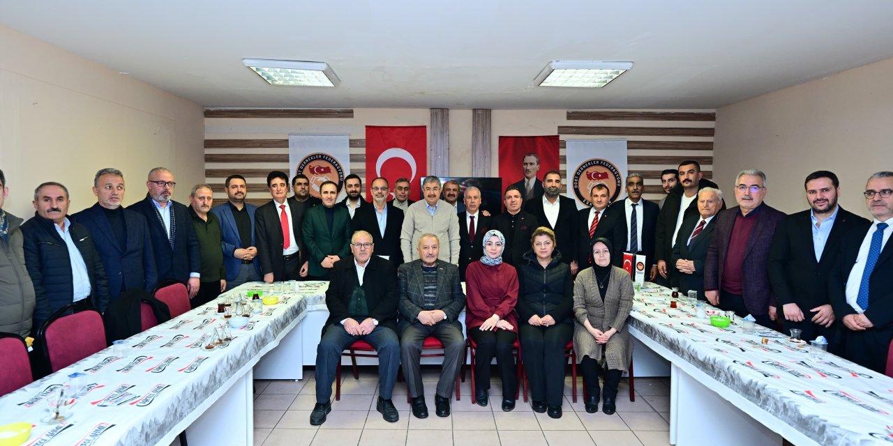 Vali Yılmaz Dost Dernekler Federasyonu ile buluştu