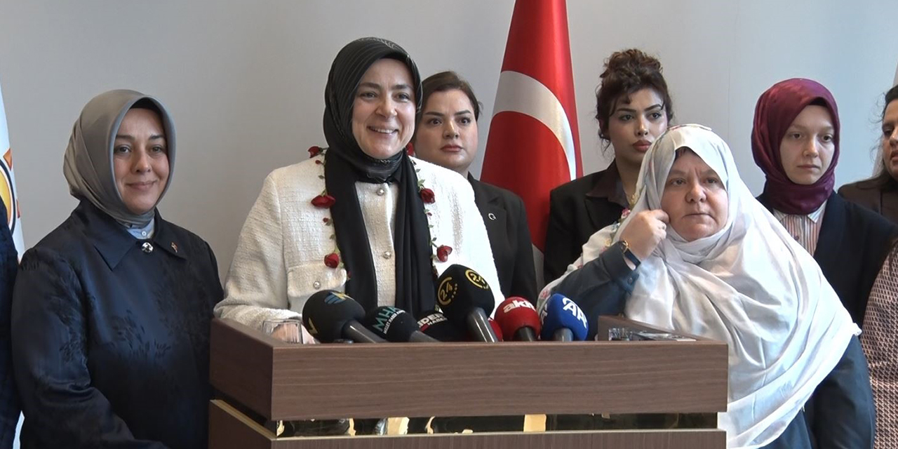 AK Parti Kadın Kolları'ndan Zeynep Güneş'e destek