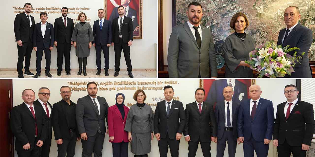 Yeni oda yönetimlerinden Başkan Ünlüce'ye ziyaret