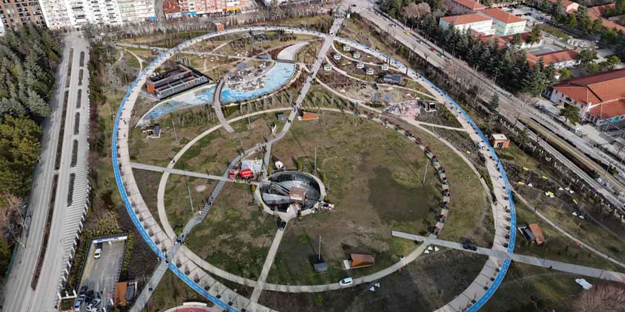 Eskişehir'de Millet Bahçesi'nin peyzaj çalışmalarında sona yaklaşıldı