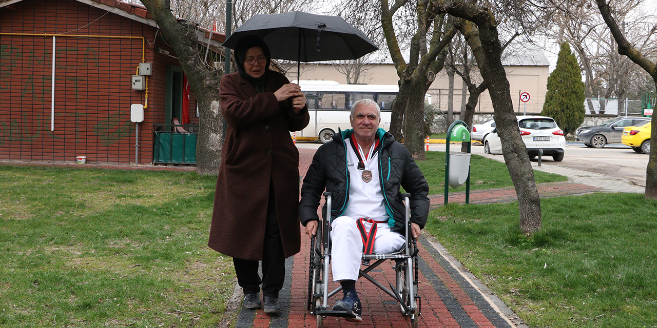 Eskişehir’de sol bacağını kaybettikten sonra hayata sporla tutundu