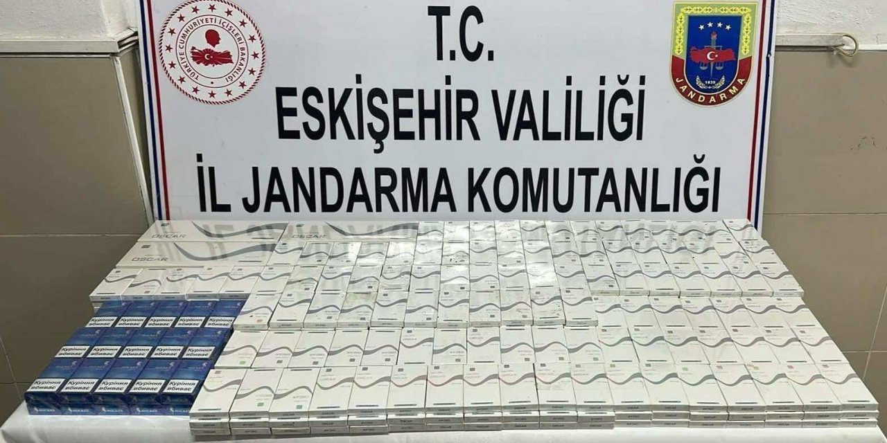 Eskişehir'de 479 paket kaçak sigara ele geçirildi